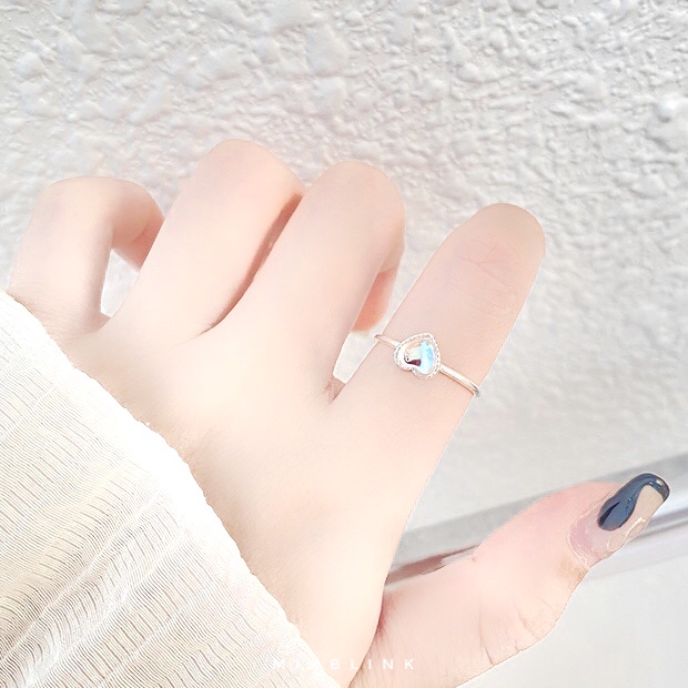 แหวนคู่ แหวนทอง แหวน เงินแท้ 92.5% ส่งฟรี EMS ♡ รุ่น Kate ♡ -  ( #E7 )