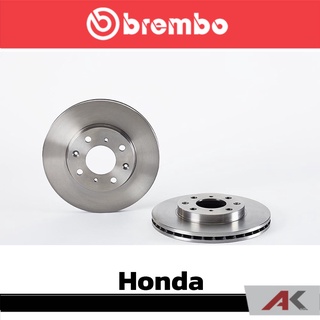 จานเบรก Brembo HONDA Jazz GD,City 1.5 ปี 2002 หน้า เบรคเบรมโบ้ รหัสสินค้า 09 9554 10 (ราคาต่อ 1 ข้าง)