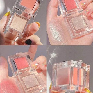 Novo small ice high gloss blush ทาตา ปัดแก้ม