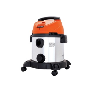 BLACK&amp;DECKER เครื่องดูดฝุ่นเปียกและแห้ง 20L 1600W BDWDS20-B1 สีส้ม