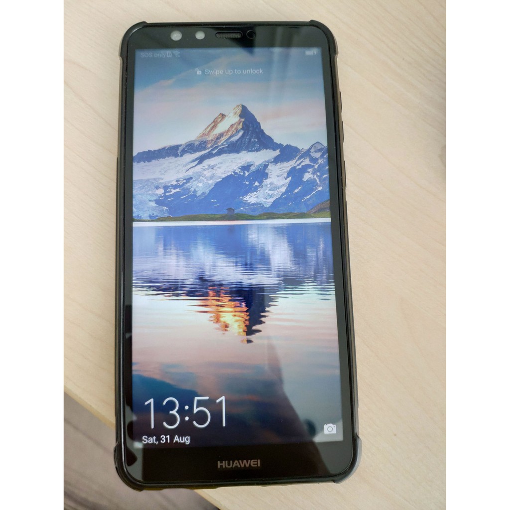 Huawei Y9 2018 สีดำ สภาพ 98% แถมฟิลม์กระจกอีก 1 ชิ้น พร้อมเคส​ และ​ติดฟิล์มหน้าจอแล้ว