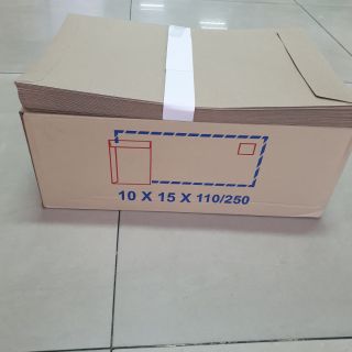ซองน้ำตาล 10×15×110/250 ตราเครื่องบิน ยกกล่อง(250ซอง)