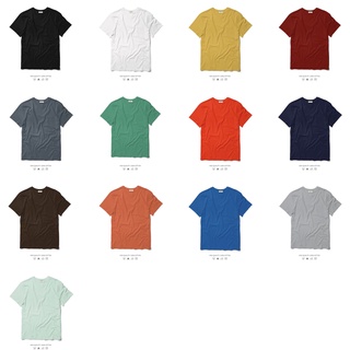 เสื้อยืดสีพื้น แบรนด์ Snow&amp;Sun ผลิตจากผ้าเส้นใยฝ้ายธรรมชาติ cotton 100%