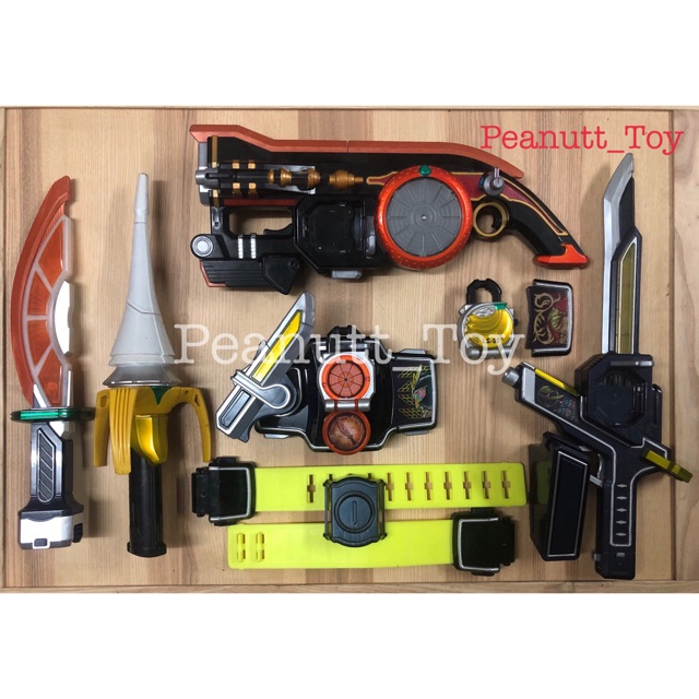 Dx Gaim Set และ < P-Bandai > DX Saver Arrow & Zakuro Lockseed #KamenRider