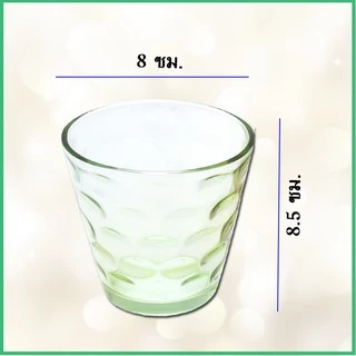 ชุดแก้วน้ำ 6 ใบ สีสันสดใส แก้วน้ำ