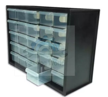 ALLWAYS กล่องลิ้นชักเก็บของอเนกประสงค์ 25 ช่อง / M25D ชั้นใส่ของ ลิ้นชักเก็บของ กล่องใส่ของ กล่องอะไ