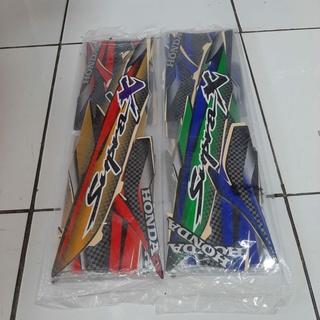 สติกเกอร์ลายทาง Honda Supra x batik 2004/2003 ori ครบชุด