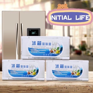 【A021】INITIAL LIFE❄☘สารดูดซับกลิ่นสำหรับตู้เย็น กระเป๋าถ่านไม้ไผ่ระงับกลิ่นกายชูเหว่ยเขา กำจัดกลิ่นในครัวเรือน