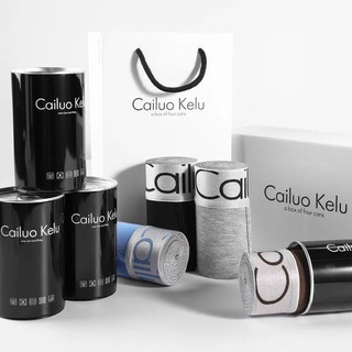 Cailuo Kelu กางเกงในชาย CK แบรนด์แท้ 100% ระบายอากาศได้ดี มีความเย็นสบาย ใสสบาย รหัสCK ใน1กระป๋องมี1ชิ้น