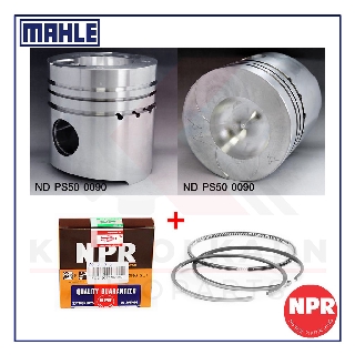 MAHLE ลูกสูบ+แหวน NPR สำหรับ NISSAN CK10, PRX102 รุ่นเครื่อง ND6