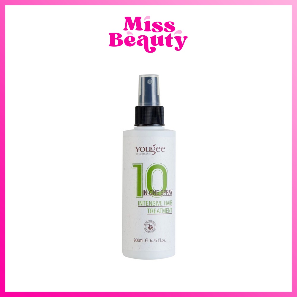 Yougee 10 in 1 Spray INTENSIVE HAIR TREATMENT ยูจี 10 อิน 1 ทรีทเม้นท์ สเปรย์ บำรุงผมเสีย ผมฟู ไม่ต้องล้างออก