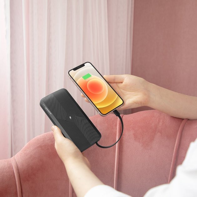 iWALK Scorpion Air Mag แบตสำรองแบบชาร์จไร้สาย 10000mAhมีสายชาร์จในตัว LightningและTypeC ชาร์จเร็ว - รูปที่ 6