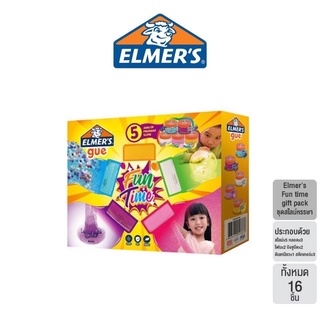 ชุดสไลม์ หรรษา ประกอบด้วย สไลม์ 5 กระปุก และ อุปกรณ์ ตบแต่ง สไลม์ slime จาก Elmer’s