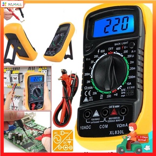 （สปอตกรุงเทพ）มัลติมิเตอร์ พร้อมจอ LCD Digital Multimeter มัลติมิเตอร์ดิจิตอล โวลต์มิเตอร์ มิเตอร์วัดไฟดิจิตอล