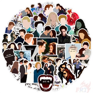 50 ชิ้น / ชุด ❉ สติกเกอร์ The Twilight Saga The Love of Vampire &amp; Human สําหรับติดตกแต่ง ❉ สติกเกอร์แฟชั่น ลาย Doodle Diy