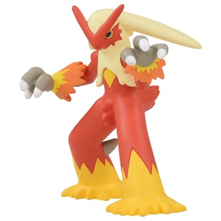 [ส่งตรงจากญี่ปุ่น] ฟิกเกอร์ Takara Tomy Pokemon Mini Figure Moncolle Ms-38 Blaziken Japan New