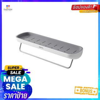 หิ้ง MOYA E1923-WH สีขาว+เทาBATHROOM SHELF MOYA E1923-WH WHITE+GREY