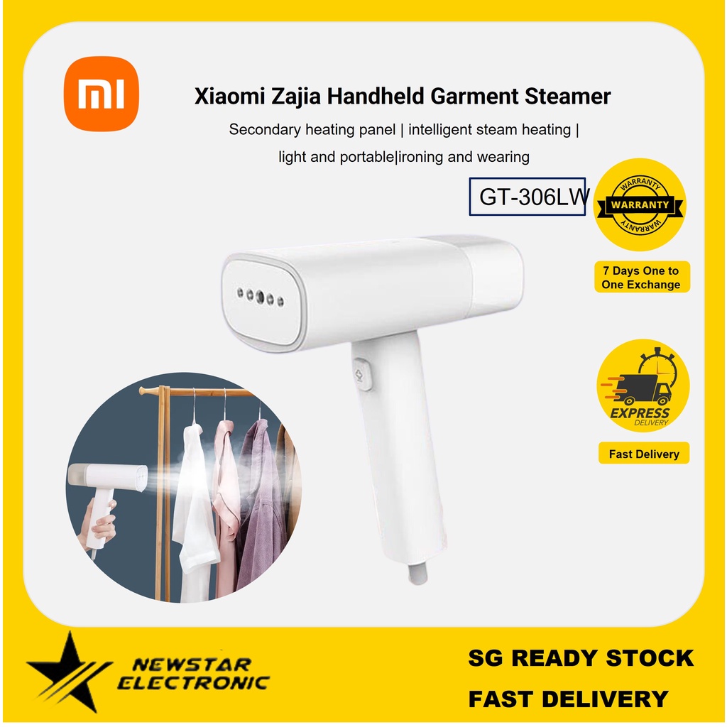 Zajia Handheld Garment Steamer เตารีดไอน้ํา Mini Clothes iron NEW Version GT-306LW