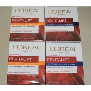 l ‘oreal revitalift day and night cream ครีม