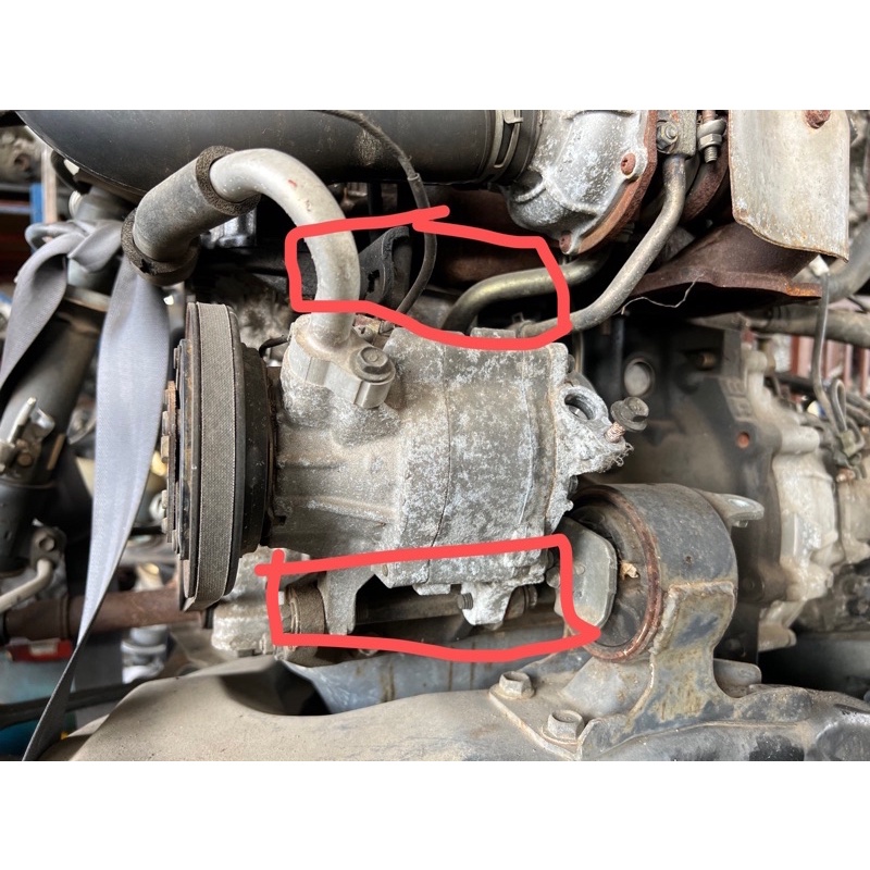 L9 JB 06E COMPRESSOR BRACKET SET USED JAPAN