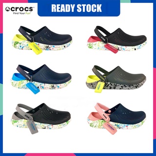 รองเท้าแตะ Crocs LiteRide Graphic Clog กันลื่น เหมาะกับใส่กลางแจ้ง สําหรับผู้ชาย และผู้หญิง สินค้าพร้อมส่ง