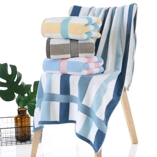 โปรแรง🔥งานโรงแรม ถุงซิปล็อค ผ้าเช็ดตัวคอตตอน เกรดพรีเมี่ยม ขนาด75*145cm. cotton100% หนานุ่ม ซับน้ำดีที่สุด