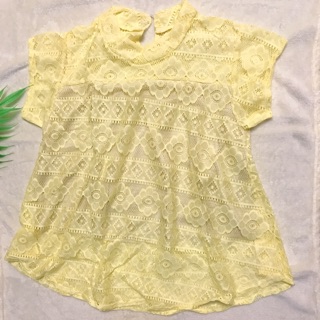 เสื้อ เหลือง ลูกไม้