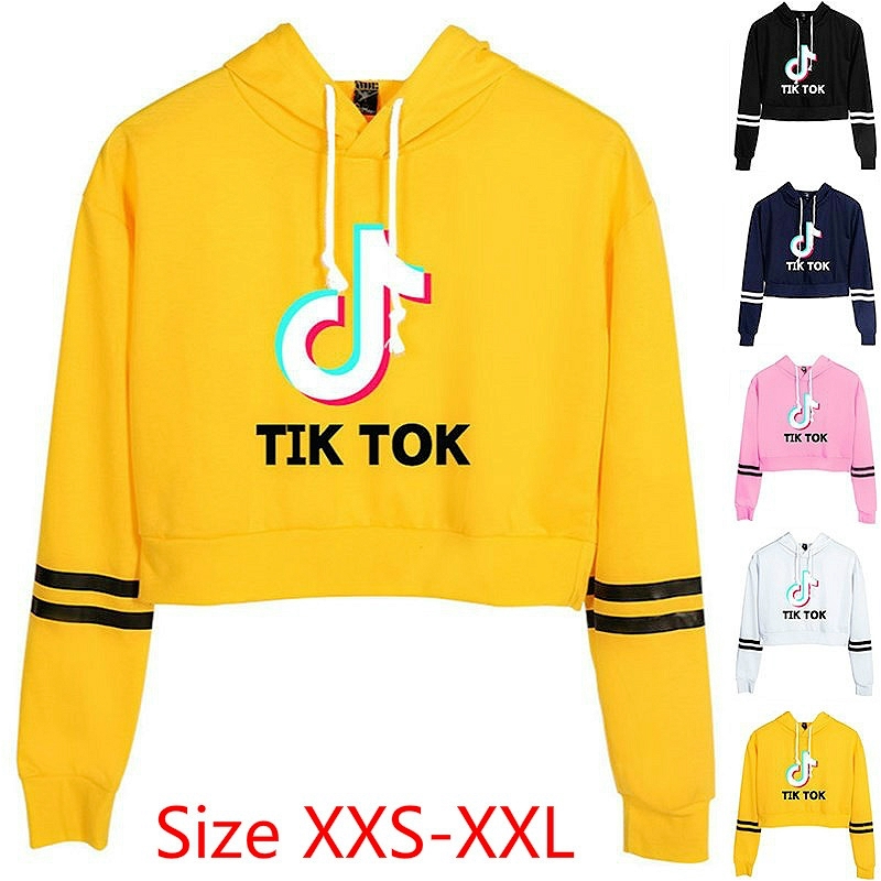 【ในสต็อก】เสื้อกันหนาวหมวกสั้นสุดฮิต Tik Tok