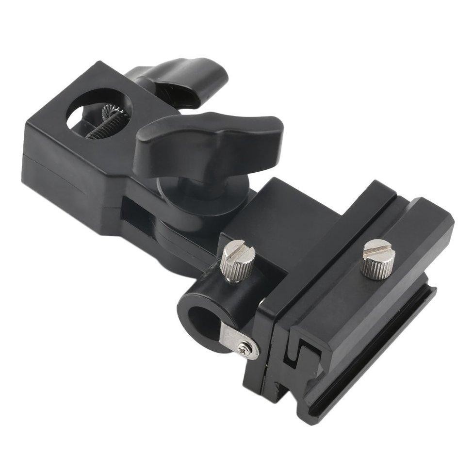 B ประเภทรองเท้าร้อนแฟลชที่แขวนร่มไฟหมุน Bracket สำหรับCamera/B Type Hot Shoe Flash Umbrella Holder Swivel Stand Bracket