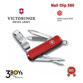 กรรไกรตัดเล็บ Victorinox Nail Clip 580 กรรไกรตัดเล็บสวิส 8 ฟ…