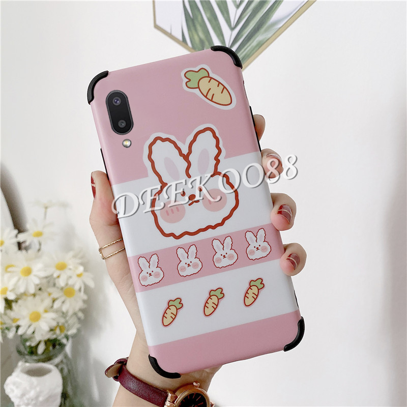 2021 เคสโทรศัพท์ Samsung Galaxy A02 M02 New Phone Case Cute Cartoon Little Rabbit Shockproof Case Back Cover Phone Casing #8