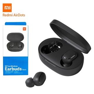 【BIG SALE】Xiaomi MI Redmi AirDots ต้นฉบับ TWS หูฟังไร้สายสเตอริโอบลูทูธ 5.0 Eeadphones หูฟังชนิดใส่ในหู