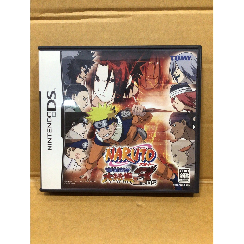 ตลับแท้ [DS] Naruto: Saikyou Ninja Daikesshu 3 for DS (NTR-P-ANRJ) Ninja Council 2 European Ver.