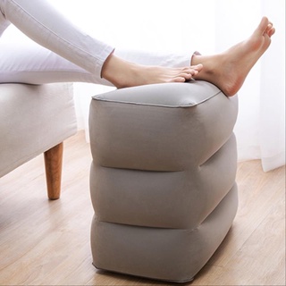 &lt;Ready Stock&gt; Inflatable Footrest Pillow Office Travel Leg Foot Rest  Cushion Kids Flight Sleeping Pillow Foot Pad Kids Bed