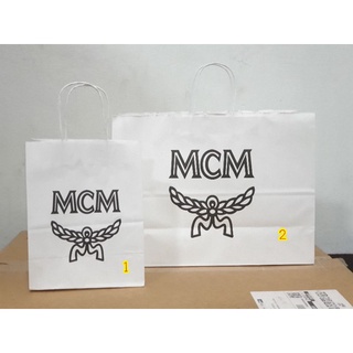 ถุงกระดาษแบรนด์ MCM ของแท้จาก shop