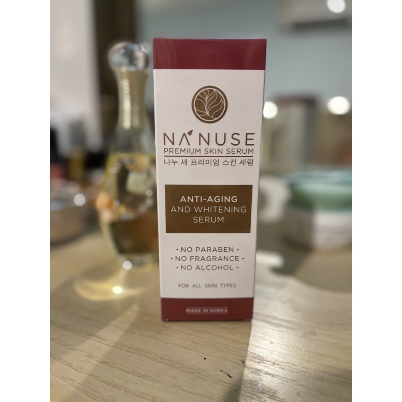 นา'นูส เซรั่ม NaNuse Serum จากประเทศเกาหลี Na Nuse Premium Skin Serum นานูสเซรั่ม Na' Nuse Anti-aging and Whitening Seru