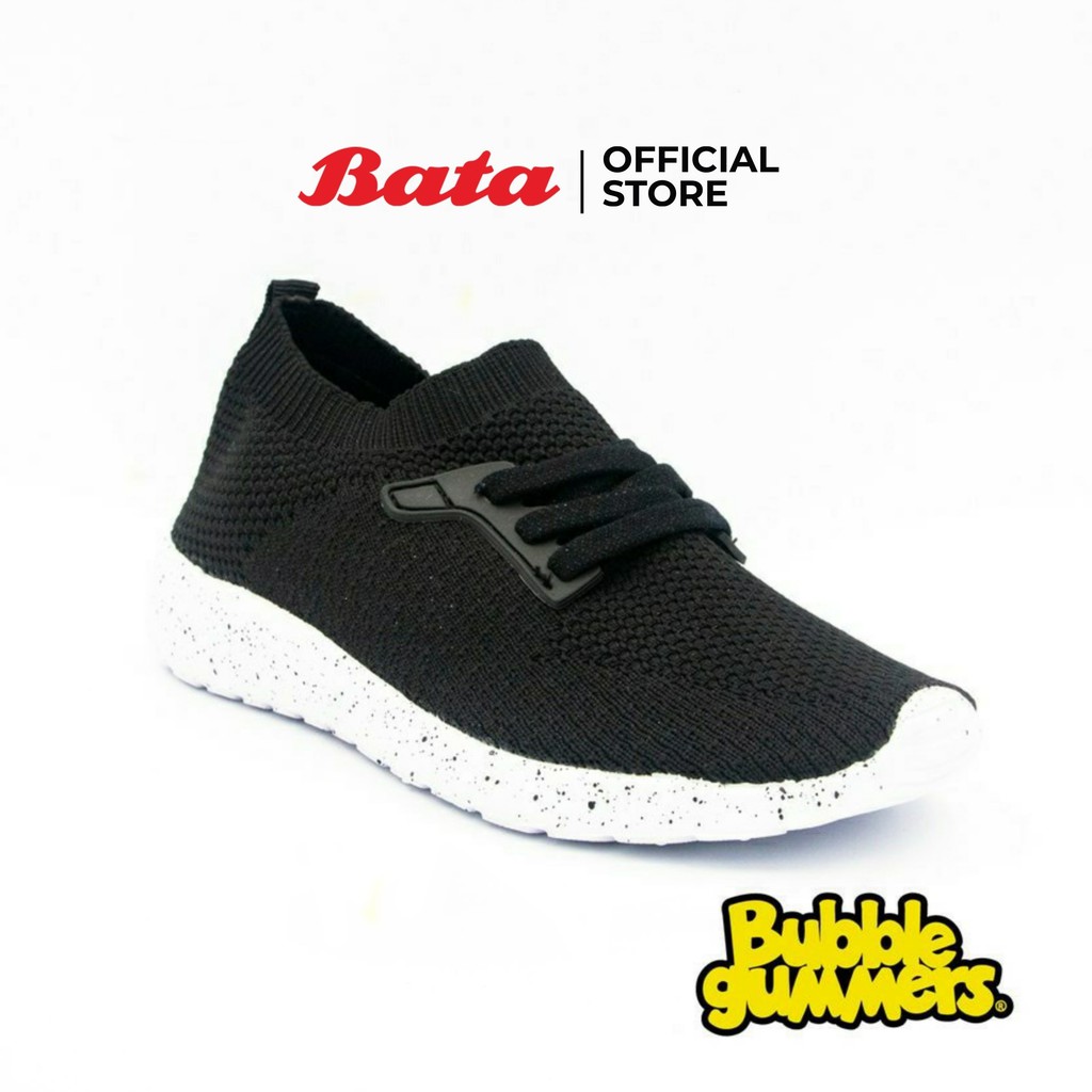 Bata BBG GIRLS รองเท้าผ้าใบ แฟชั่น เด็กหญิง CASUAL  แบบสวม สีดำ รหัส 3296390
