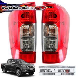 ไฟท้าย+หลอด ข้าง Lh+Rh แท้ Nissan  D23 Navara Np300 ปี2015 - 2019