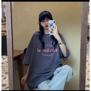 💞พร้อมส่ง💫เสื้อยืด✨Retre เสื้อยืด-Oversize สไตล์เกาหลีน่ารัก แขนสั้นแฟชั่น เสื้อยือนิ่มผ้านิ่ม ใส่สบาย