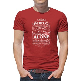 เสื้อยืดแขนสั้น ผ้าฝ้าย 100% พิมพ์ลาย Liverpool Fc Ynwa พลัสไซซ์ สําหรับผู้ชาย เหมาะเป็นของขวัญวันเกิดS-5XL