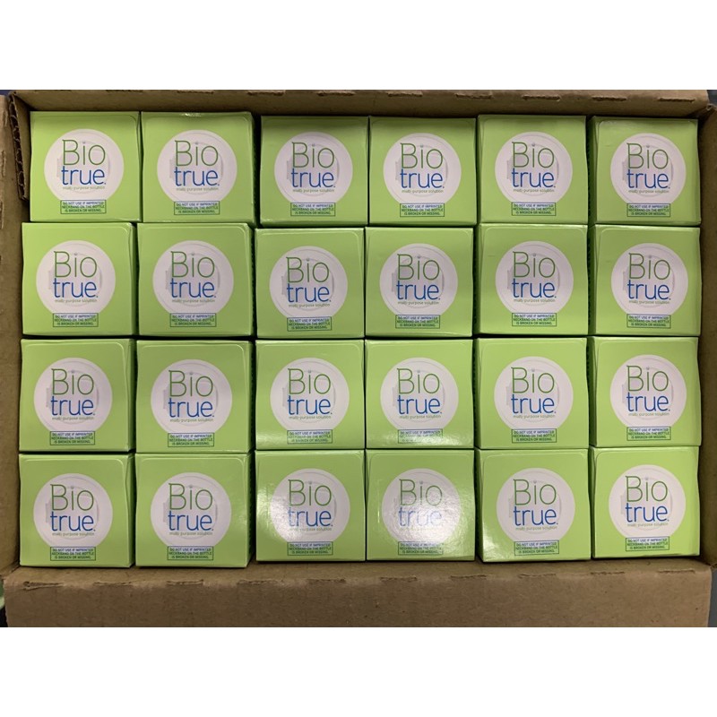 น้ำยา Bio true 60 ml ยกลัง 24 ขวด วันหมดอายุ 2026/03