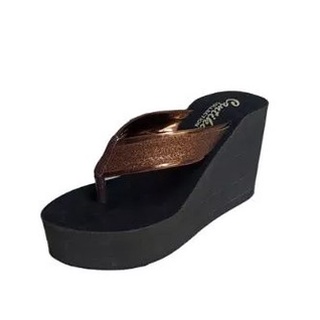 รองเท้าแตะส้นเตารีดสาย มันโอฮาร่า ขนาด 11 ซม.