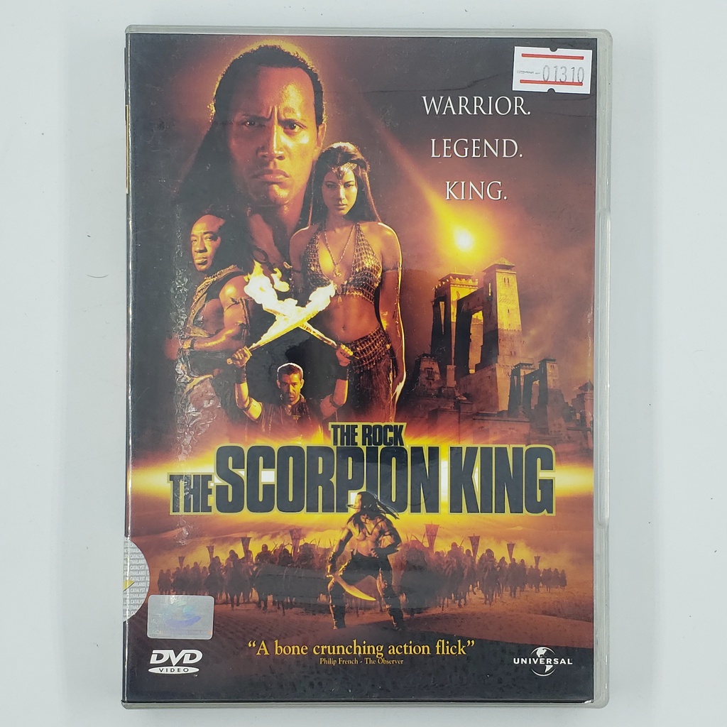 [01310] The Rock : The Scorpion King ศึกราชันแผ่นดินเดือด (DVD)(USED) ซีดี ดีวีดี สื่อบันเทิงหนังและเพลง มือสอง !!