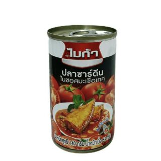 ไมก้า ปลาซาร์ดีนในซอสมะเขือเทศ 140 กรัม Mica Sardine in Tomato Sauce 140 G.