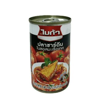 ไมก้า ปลาซาร์ดีนในซอสมะเขือเทศ 140 กรัม Mica Sardine in Tomato Sauce 140 G.