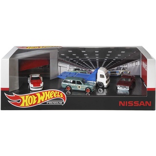 รถเหล็ก HOTWHEELS PREMIUM ของแท้ Collector Set "Nissan Garage" GMH40