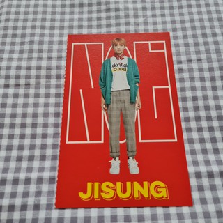 [พร้อมส่ง] โปสการ์ด หน้าแผ่นพับ จีซอง Jisung NCT 2019 Seasons Greetings Mini Brochure Postcard