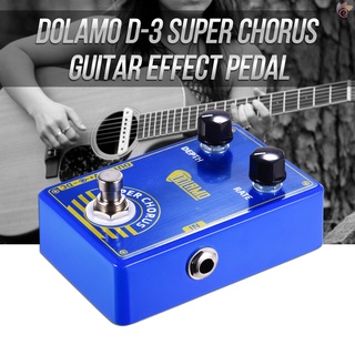 Nt Dolamo D-3 Super Chorus แป้นเหยียบเอฟเฟ็คกีตาร์พร้อมเข็มทรูบายพาสสําหรับกีตาร์ไฟฟ้า