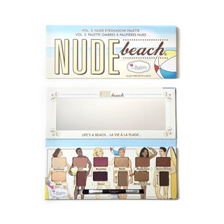 theBalm Vol.3: Nude Eyeshadow Palette - Nude Beach เดอะบาล์ม วอลลุ่ม 3: นู้ด อายแชโดว์ พาเลท - นู้ด บีช