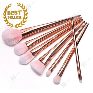 EGB เเปรงเเต่งหน้า 7 ชิ้น  (Rose Gold) Brush Set(Rose Gold) RT Makeup Cosmetic Foundation Powder Blushes  HB Mu